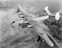 Martin XPB2M-1R Mars over Golden Gate Bridge 1944.jpg